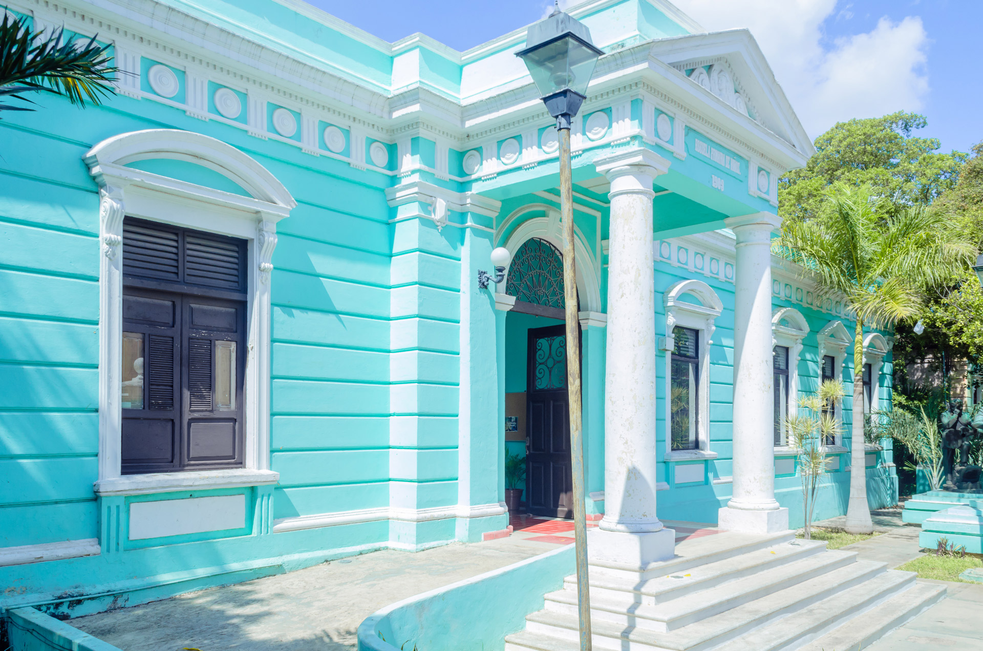 Fachada del Museo de la Canción Yucateca en Mérida, Yucatán.