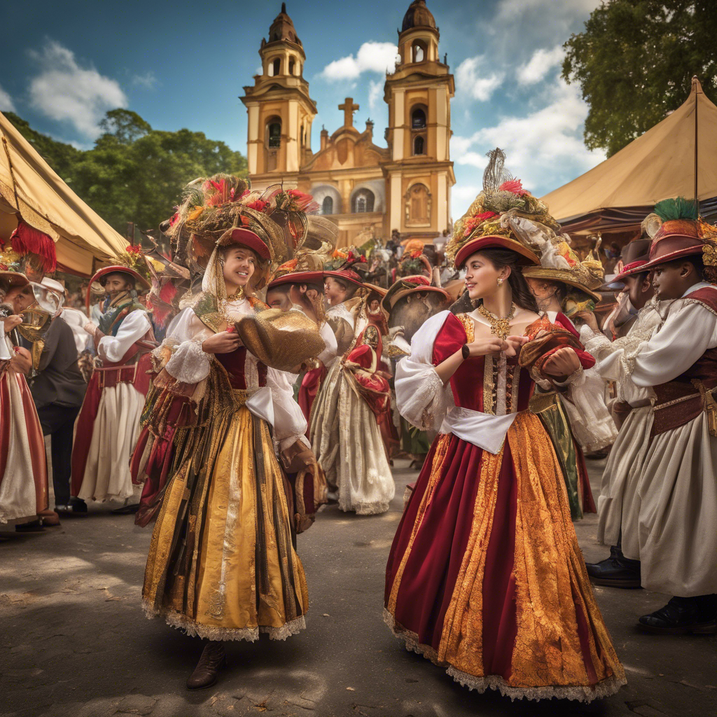 Los festivales religiosos en la época colonial.