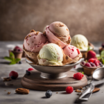 Helados artesanales con sabores de la región.