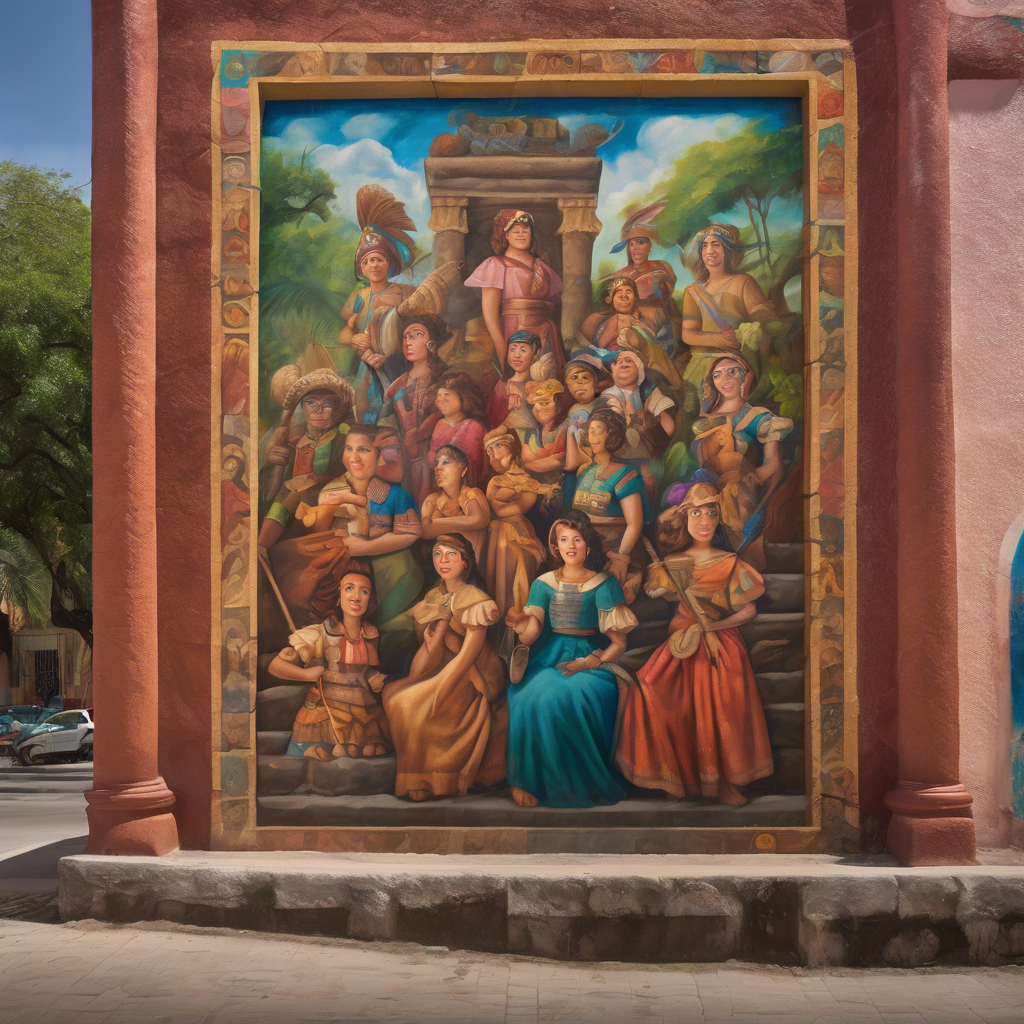 Los murales históricos de Mérida y su significado.