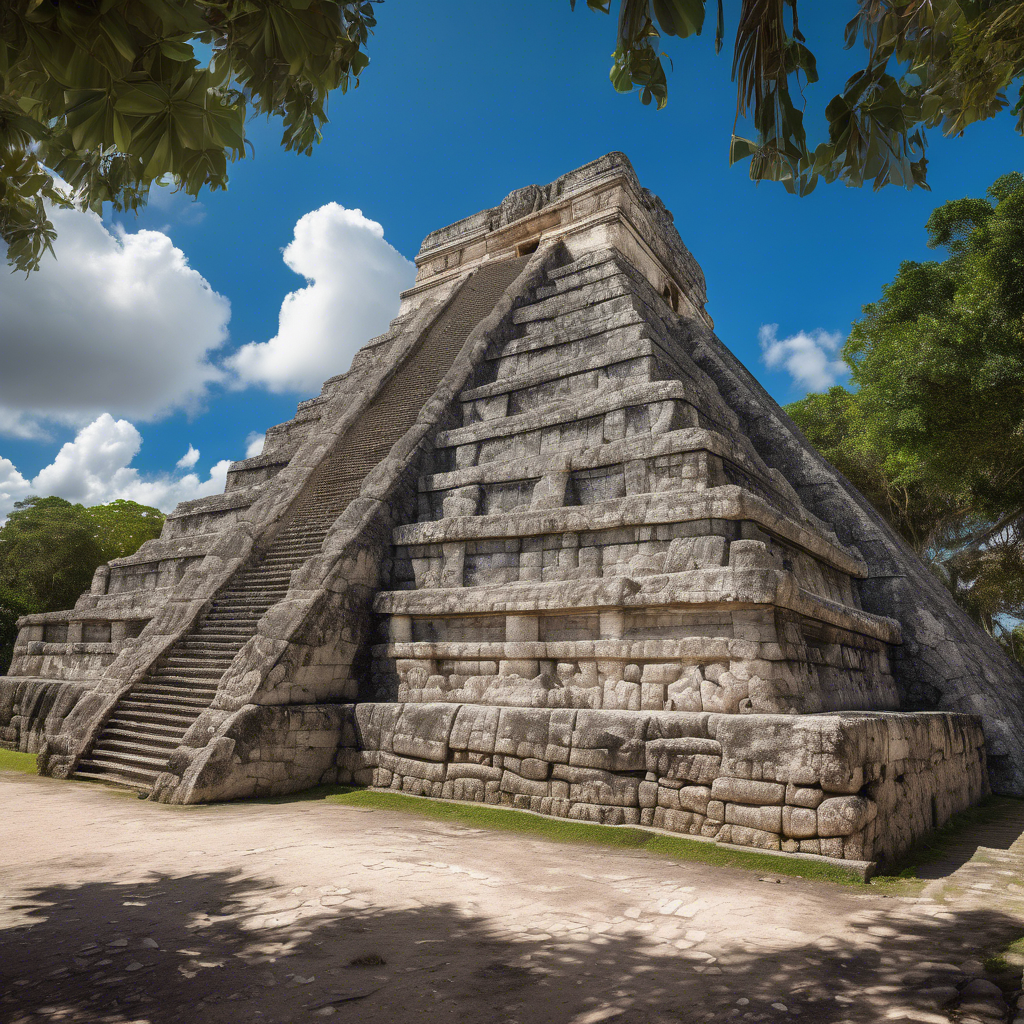 Los vestigios arqueológicos mayas dentro de la ciudad de Mérida.