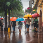 Cómo es la vida en Mérida durante la temporada de lluvias.